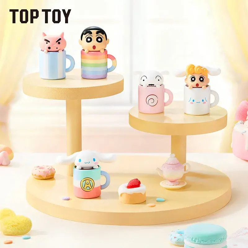 Crayon Shinchan X Cinnamoroll Teacup Series Mini Figures Surprise Bags - Image 3