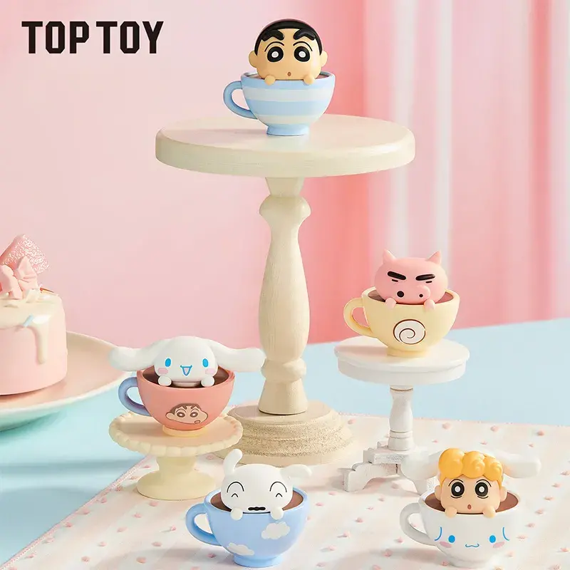 Crayon Shinchan X Cinnamoroll Teacup Series Mini Figures Surprise Bags - Image 4