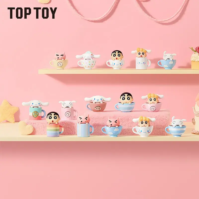 Crayon Shinchan X Cinnamoroll Teacup Series Mini Figures Surprise Bags - Image 5