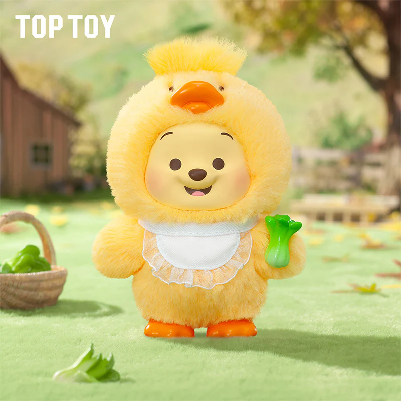 Disney Winnie the Pooh Happy Farm Series Figure Plush Keychain Blind Box - Image 10