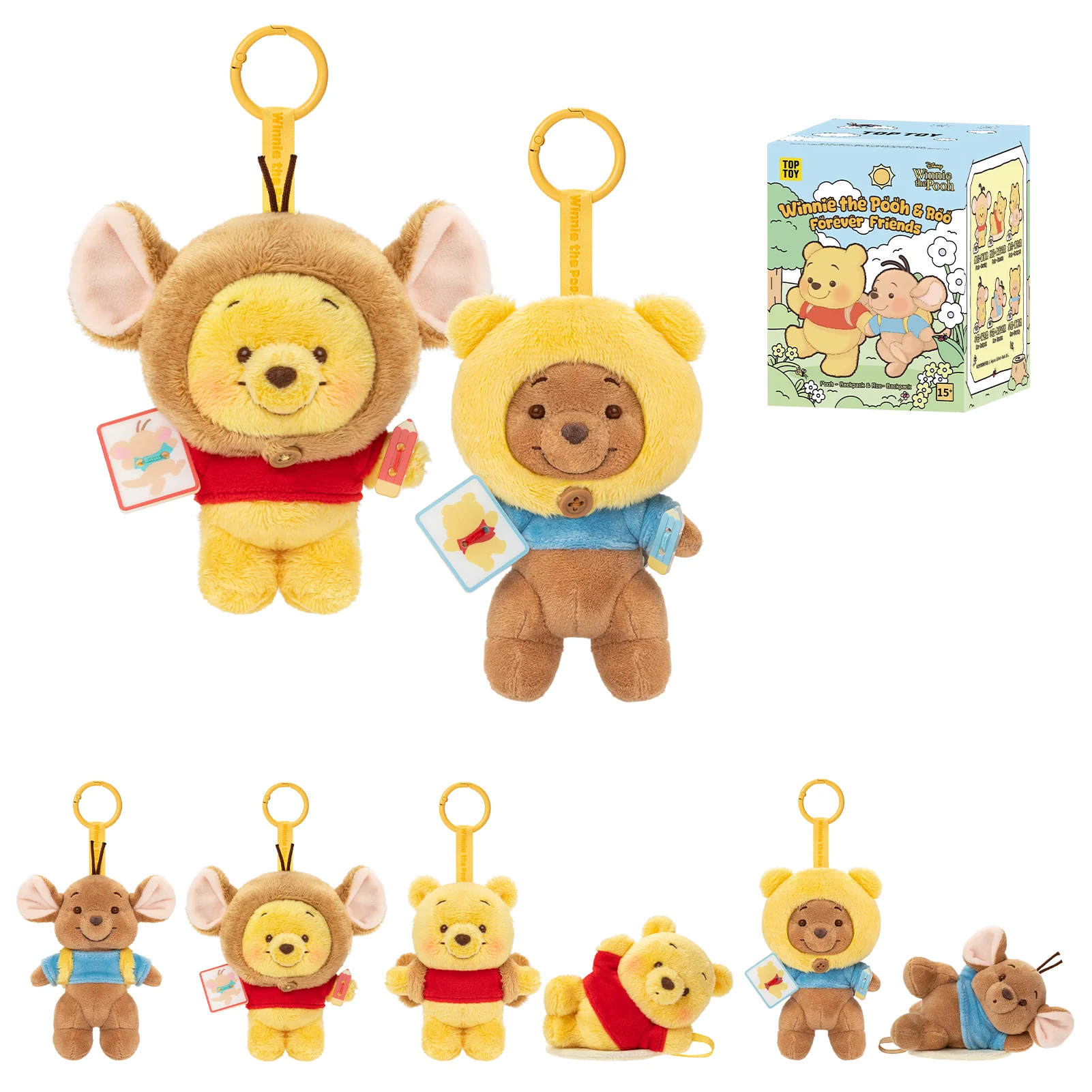 Disney Winnie the Pooh & Roo Forever Friends Series Keychain Plush Blind Box - Image 8