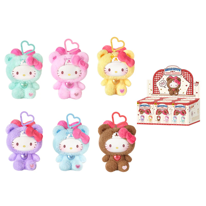 HELLO KITTY Teddy Pajamas Plush Keychain Series Blind Box - Image 10