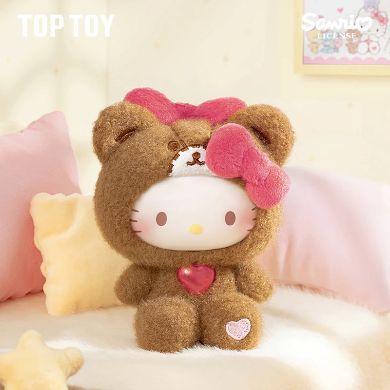 HELLO KITTY Teddy Pajamas Plush Keychain Series Blind Box - Image 4