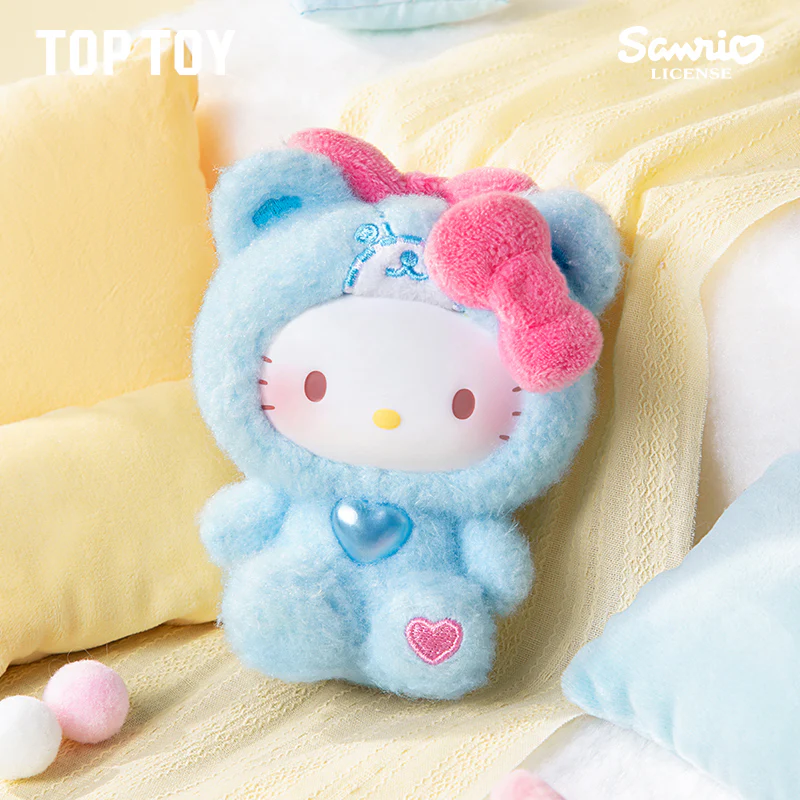 HELLO KITTY Teddy Pajamas Plush Keychain Series Blind Box - Image 7