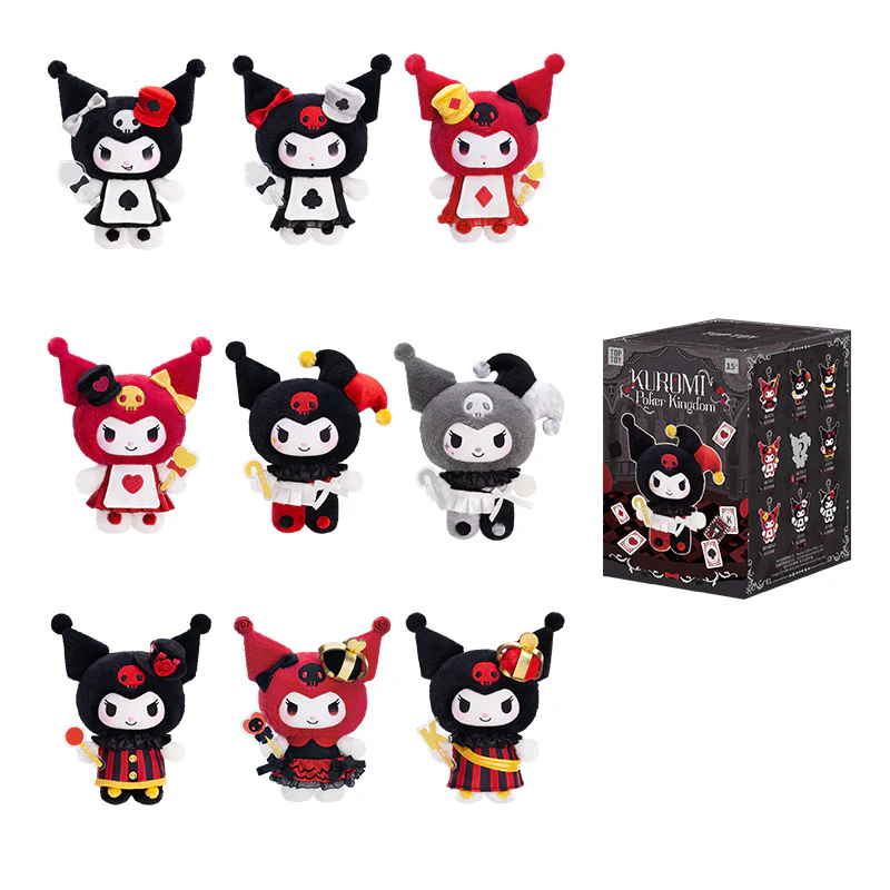 KUROMI Poker Kingdom Series Plush Pendant Blind Box - Image 11