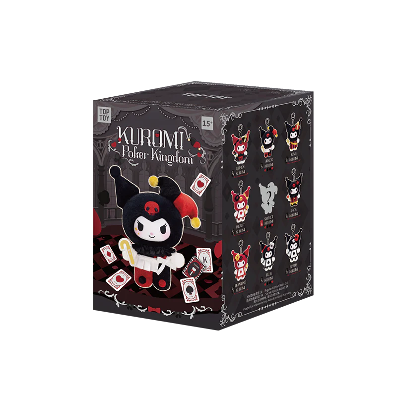 KUROMI Poker Kingdom Series Plush Pendant Blind Box - Image 13