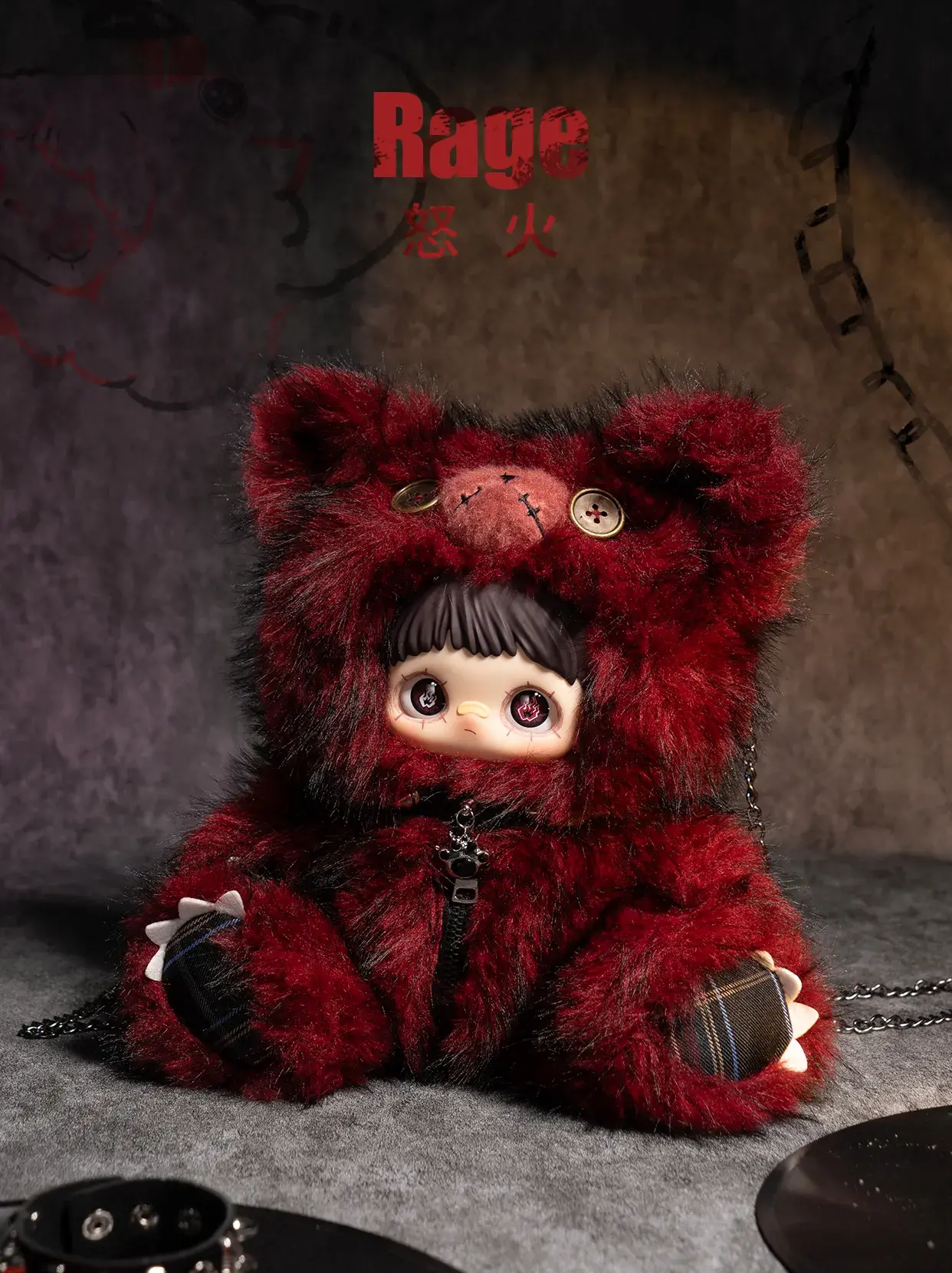 MAYMEI Rebel Doll Series Plush Backpack Blind Box - Image 8