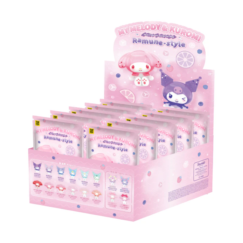 MY MELODY&KUROMI Ramune-Style Mini Figures Surprise Blind Bags - Image 18