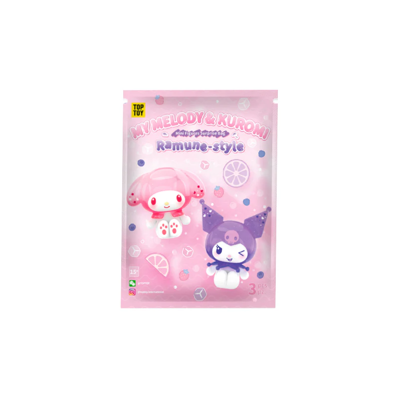 MY MELODY&KUROMI Ramune-Style Mini Figures Surprise Blind Bags - Image 19