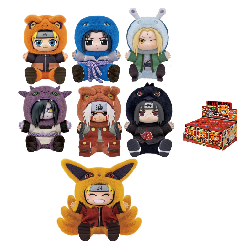 NARUTO Shippuden Cute Beast Party Series Keychain Plush Blind Box - Image 10