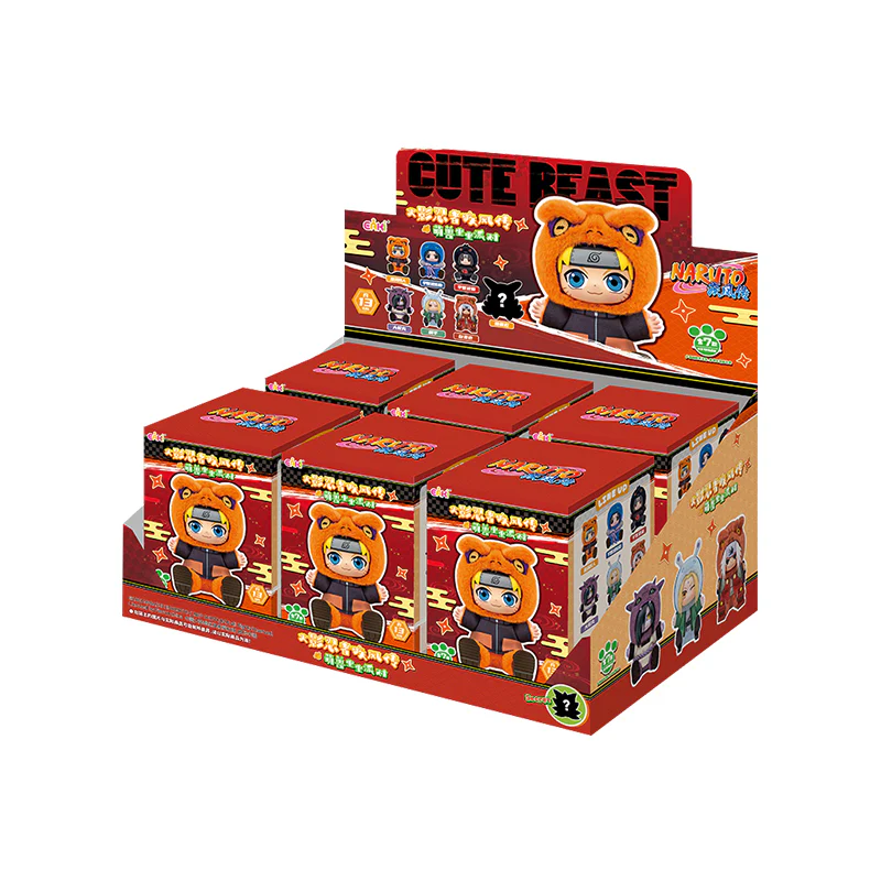 NARUTO Shippuden Cute Beast Party Series Keychain Plush Blind Box - Image 11
