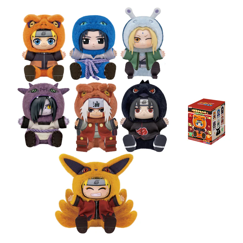 NARUTO Shippuden Cute Beast Party Series Keychain Plush Blind Box - Image 8