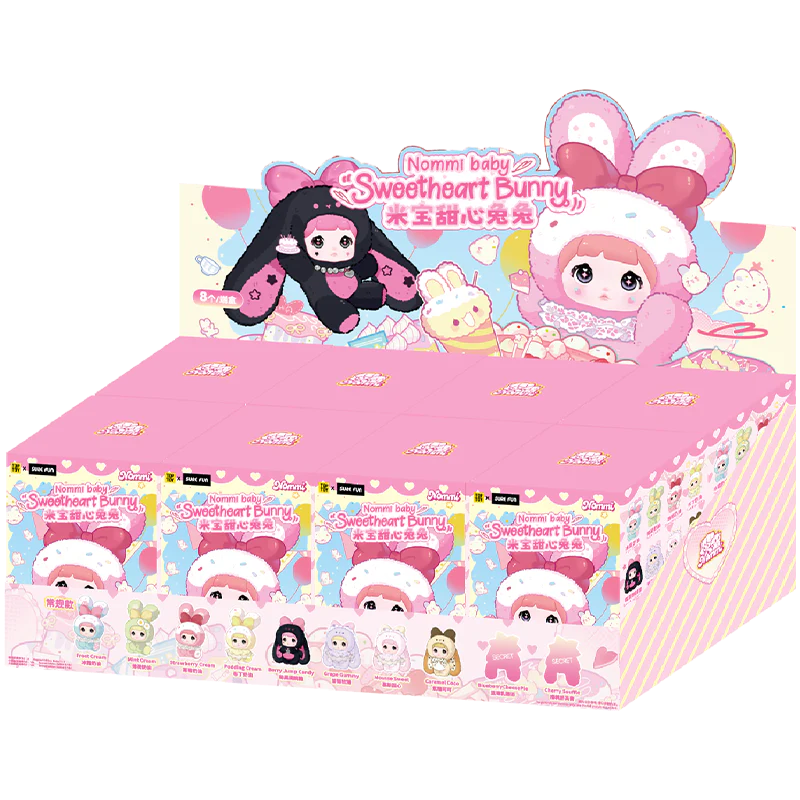 Nommi Baby Sweetheart Bunny Plush Keychain Blind Boxes - Image 13