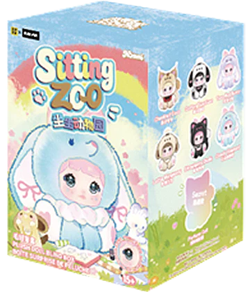Nommi Sitting Zoo Series Vinyl Plush Doll Keychain Blind Box - Image 15