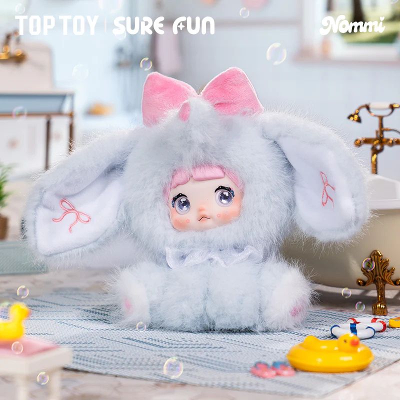 Nommi Sitting Zoo Series Vinyl Plush Doll Keychain Blind Box - Image 4