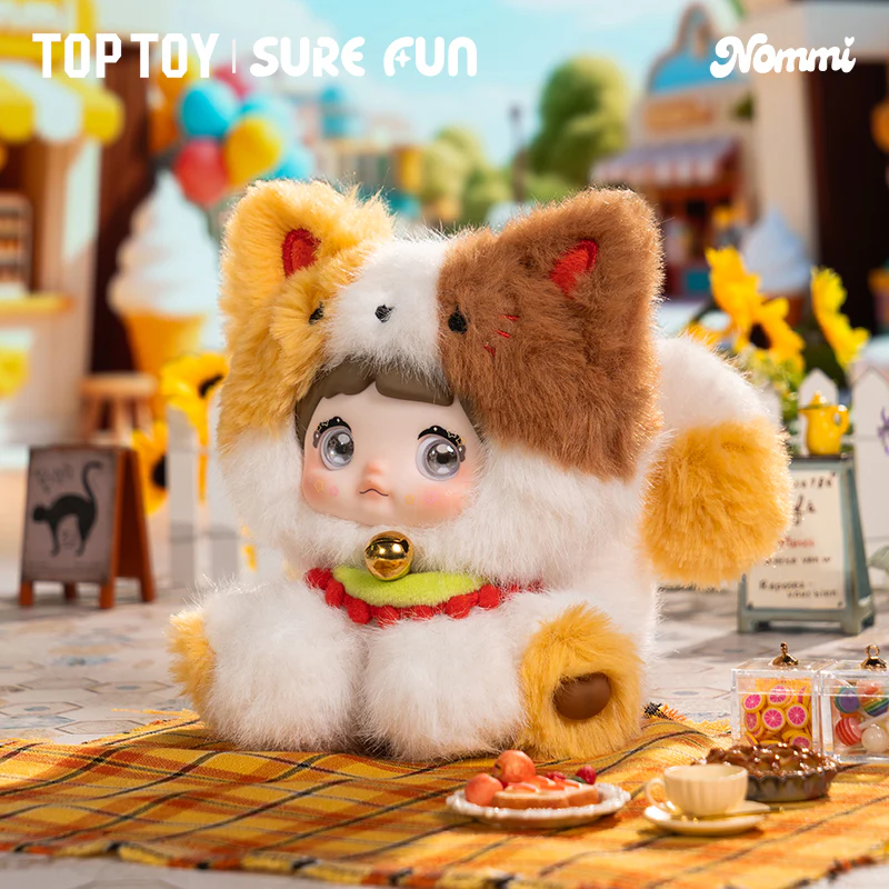Nommi Sitting Zoo Series Vinyl Plush Doll Keychain Blind Box - Image 5