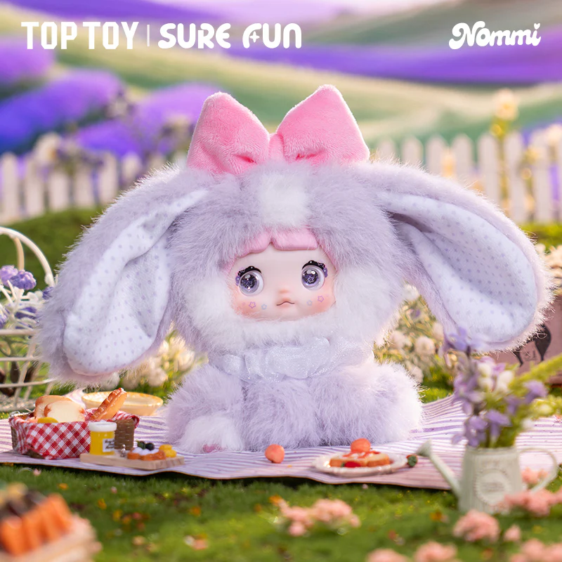 Nommi Sitting Zoo Series Vinyl Plush Doll Keychain Blind Box - Image 8