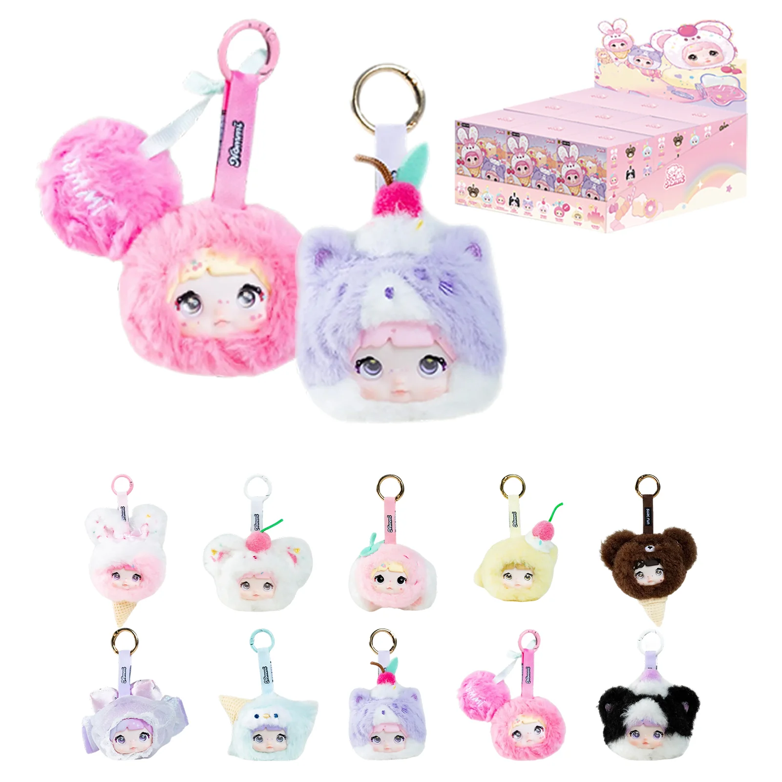Nommi Sweetness 100% Series Plush Keychains Gift Blind Box - Image 8