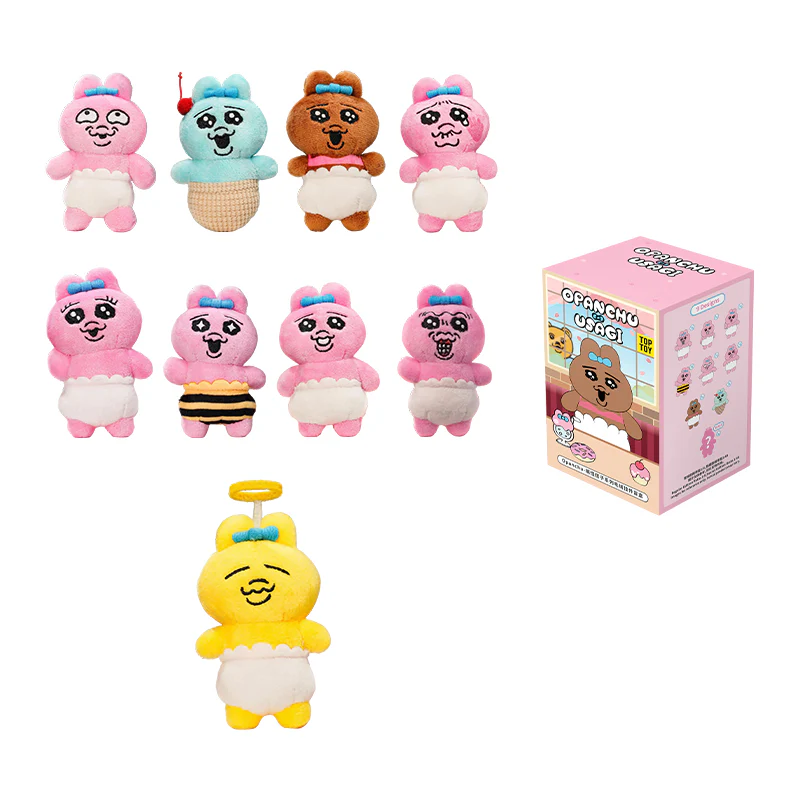 Opanchu Usagi Funny Buddies Series Plush Keychain Blind Box - Image 11