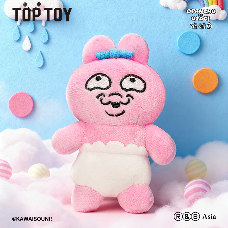 Opanchu Usagi Funny Buddies Series Plush Keychain Blind Box - Image 3