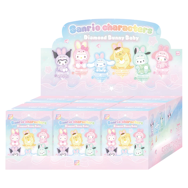 Sanrio Characters Diamond Bunny Baby Series Keychain Blind Box - Image 15
