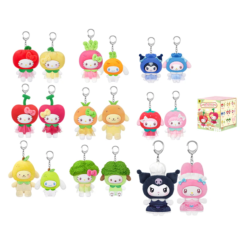 Sanrio Characters Fruit & Vegetable Series Mini Vinyl Keychain Pendant Blind Box - Image 12