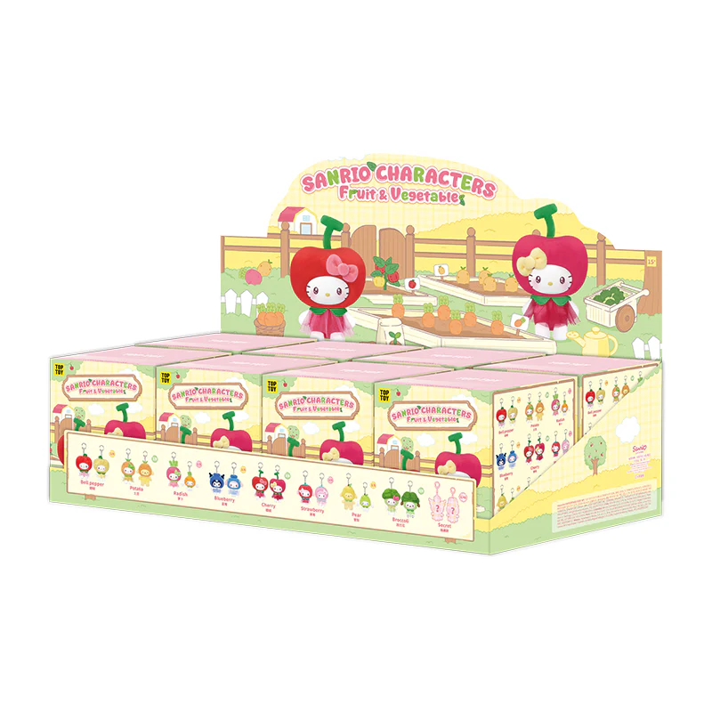 Sanrio Characters Fruit & Vegetable Series Mini Vinyl Keychain Pendant Blind Box - Image 13