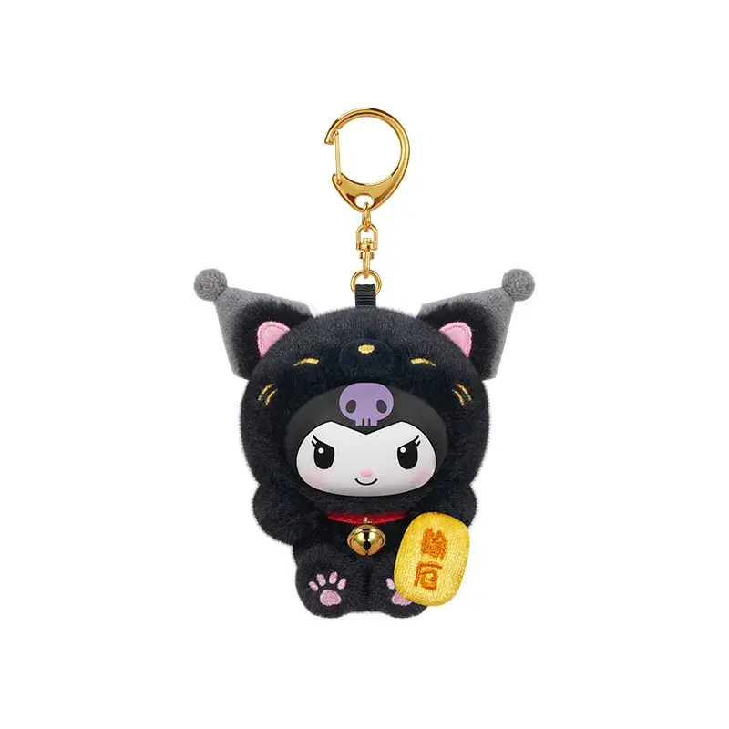 Sanrio Characters Lucky Cat Series Plush Keychain Blind Box - Image 18