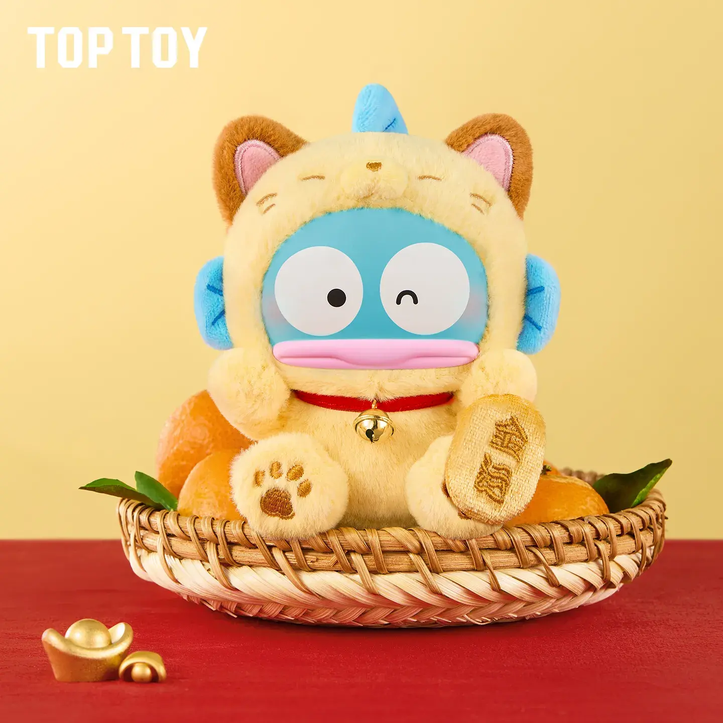 Sanrio Characters Lucky Cat Series Plush Keychain Blind Box - Image 4