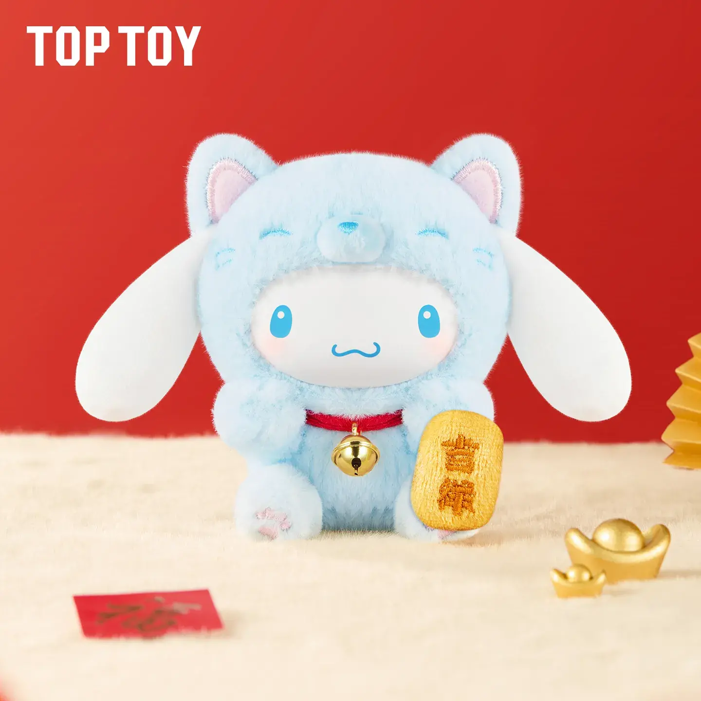 Sanrio Characters Lucky Cat Series Plush Keychain Blind Box - Image 6