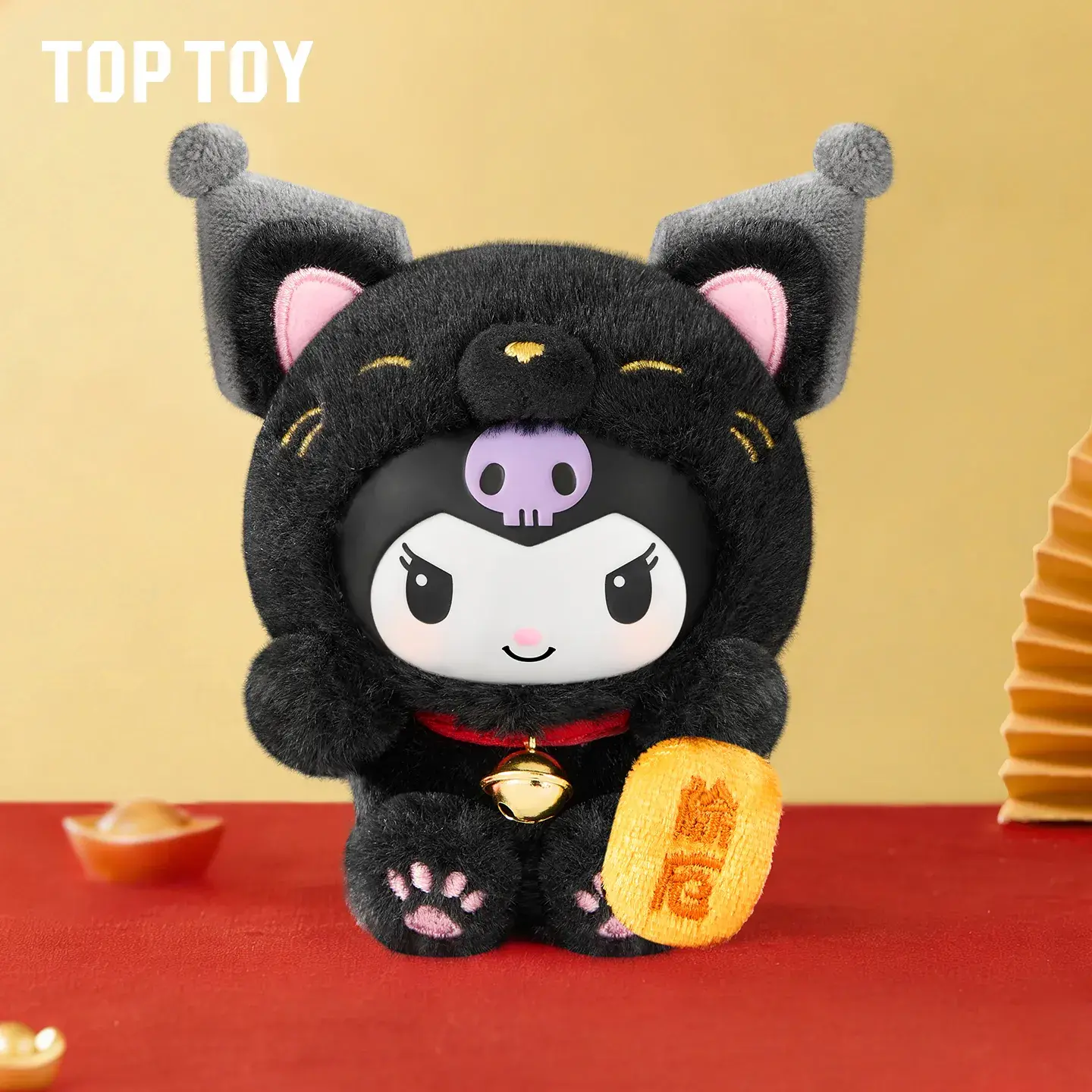 Sanrio Characters Lucky Cat Series Plush Keychain Blind Box - Image 7