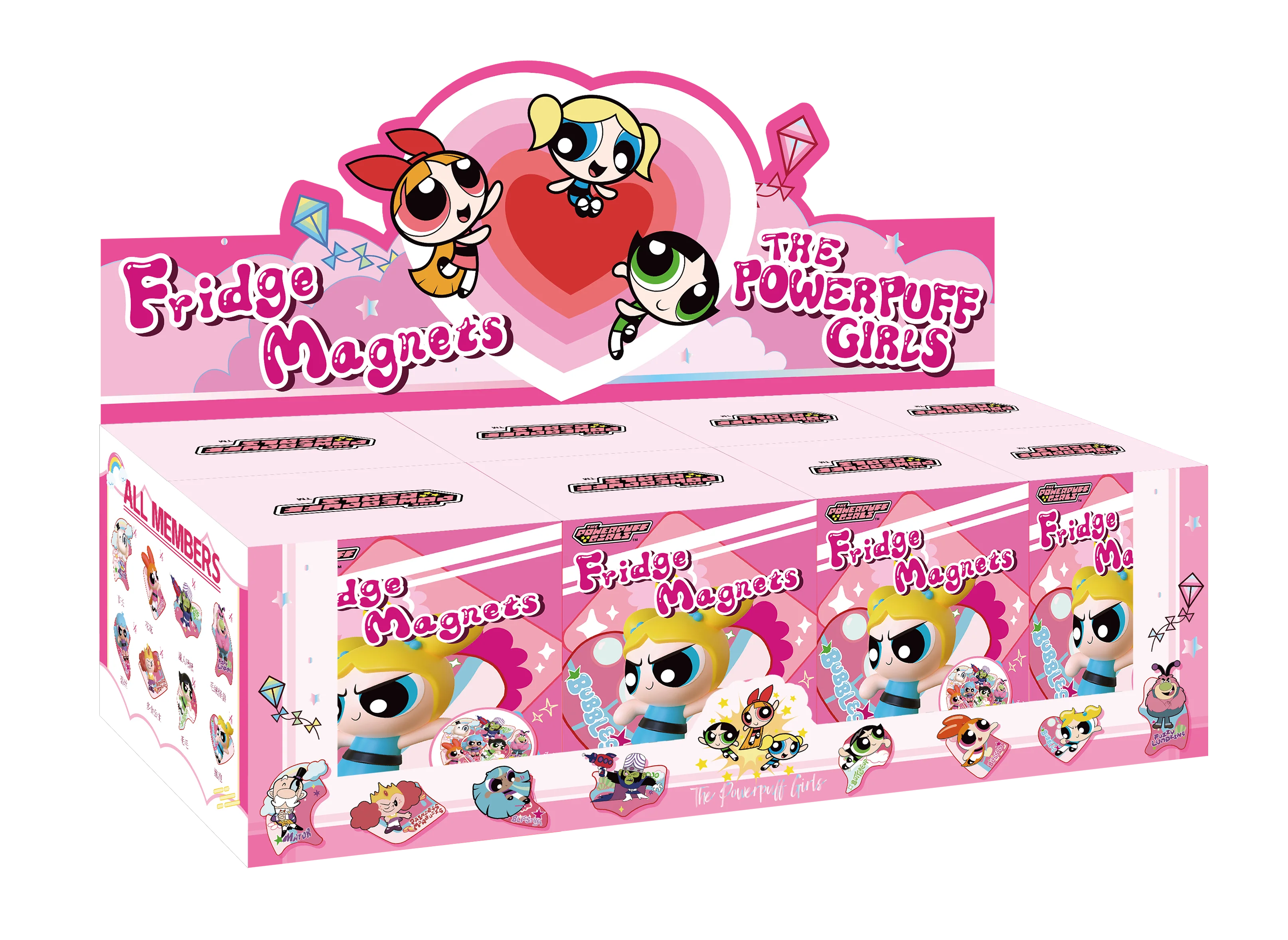 The PowerPuff Girls Fridge Magnets Refrigerator Souvenir - Image 11