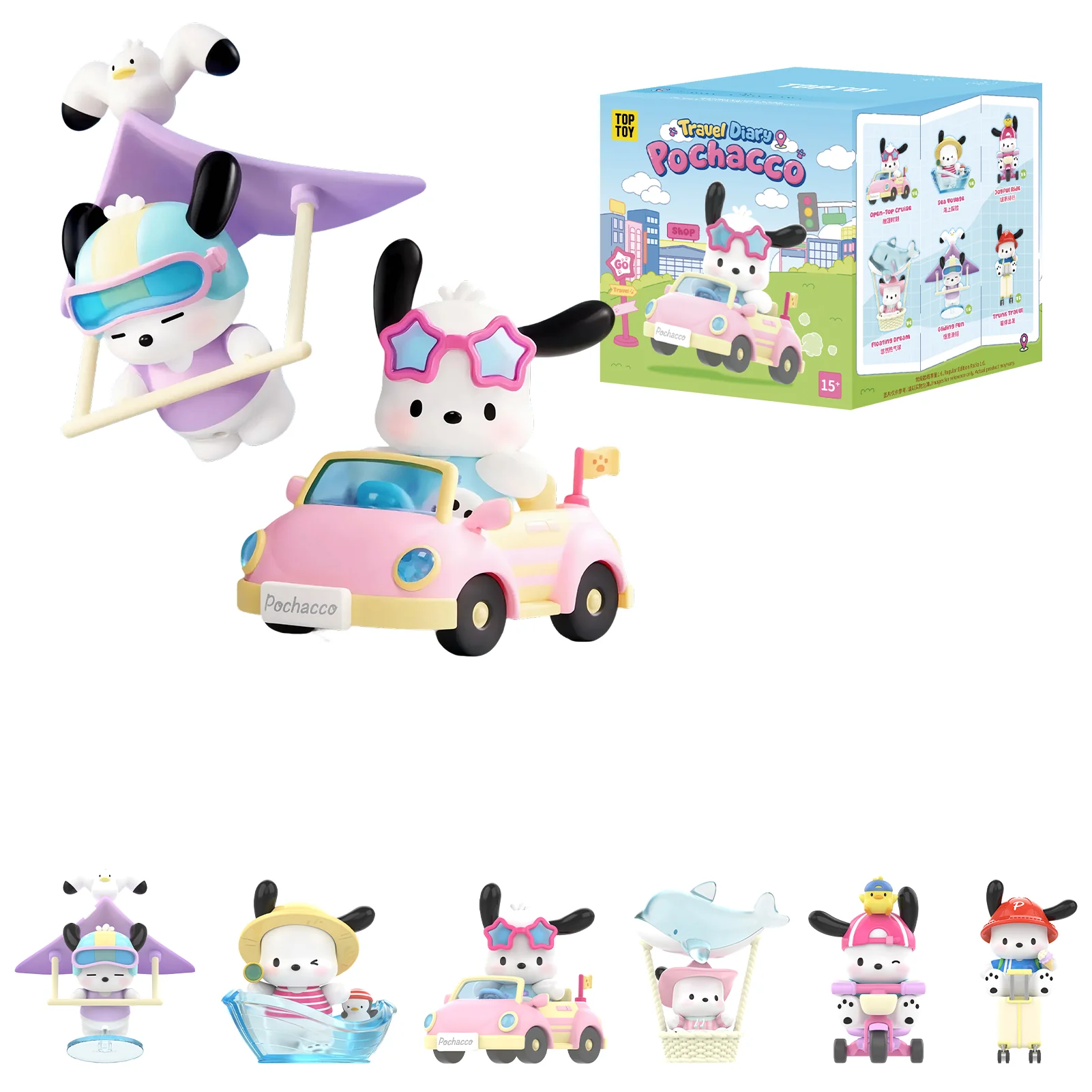 TOPTOY Pochacco Travel Diary Series Blind Box - Image 8