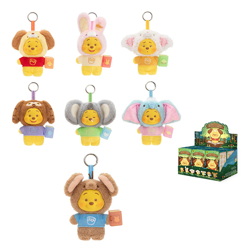 Winnie the Pooh Animal Storybook Series Plush Keychain Blind Box - Image 10
