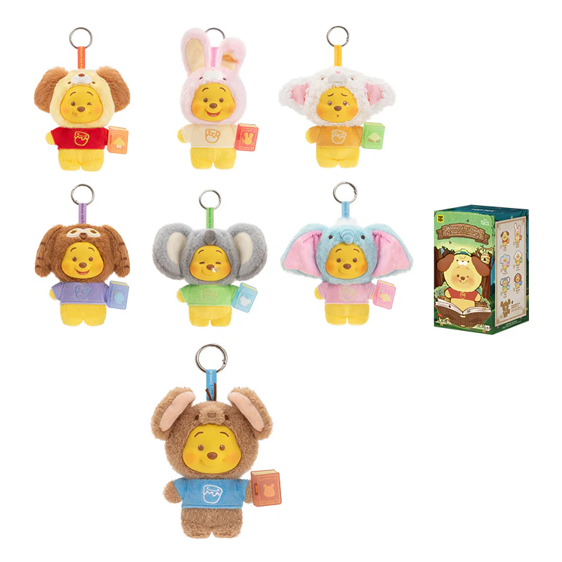 Winnie the Pooh Animal Storybook Series Plush Keychain Blind Box - Image 9