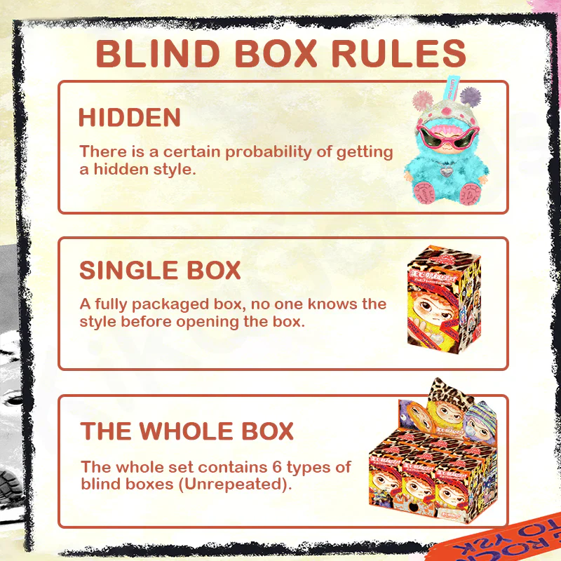WAKUKU Fuzzy Trendy Fun Party Series Plush Blind Box - Image 9